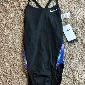 Nike Black One Piece Swimsuit NWT